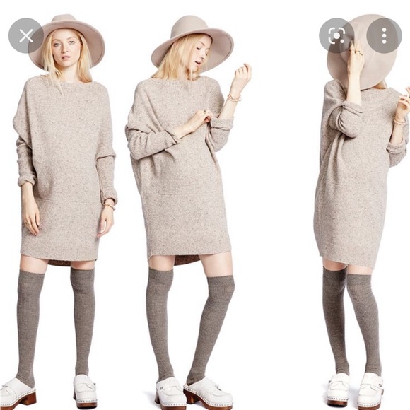 Hatch Agyness Gray wool dress maternity - Picture 4 of 7